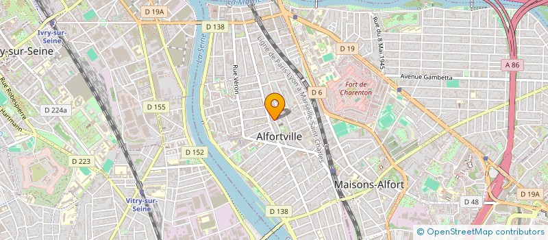 localisation de l'entreprise SCI AZAD  ALFORTVILLE