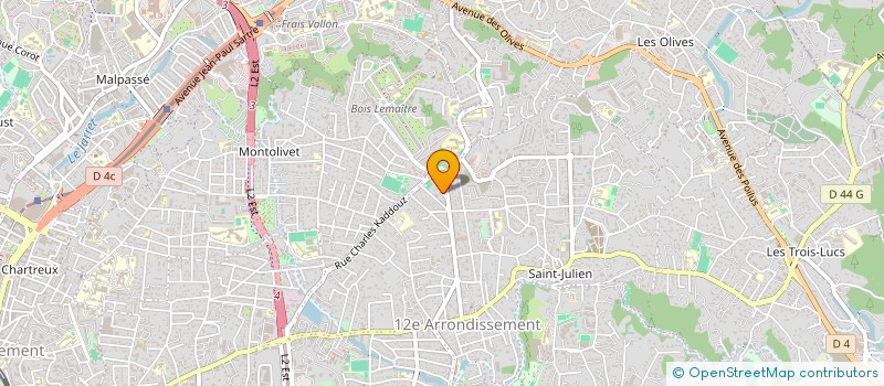 localisation de l'entreprise SCI AZADARMEN à MARSEILLE