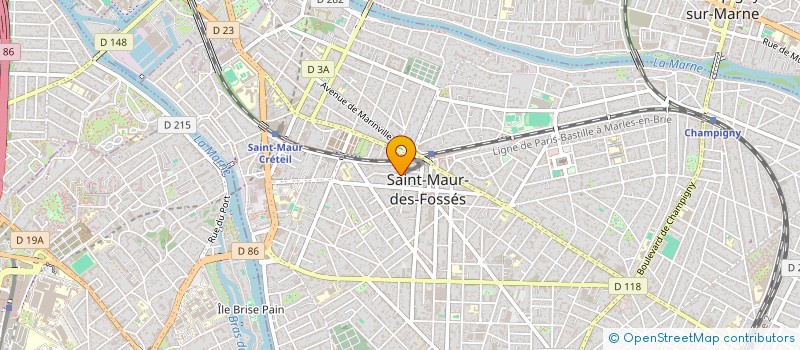 localisation de l'entreprise SCI AZAF à SAINT-MAUR-DES-FOSSES