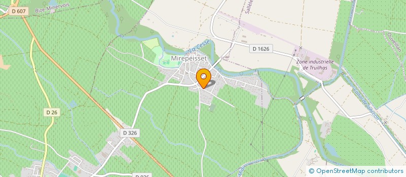 localisation de l'entreprise SCI AZAIS  MIREPEISSET