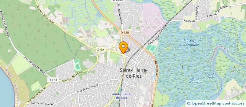 localisation de l'entreprise SCI AZALEE à SAINT-HILAIRE-DE-RIEZ