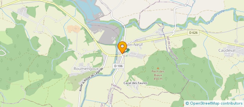 localisation de l'entreprise SCI AZALEE à MOULIN-NEUF