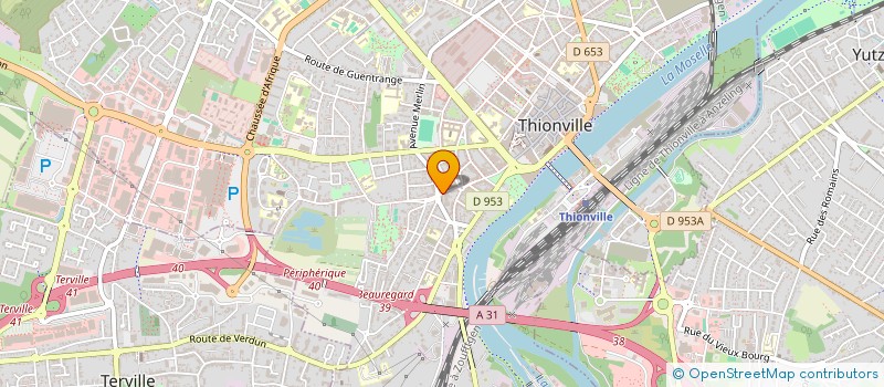 localisation de l'entreprise SCI AZALEE à THIONVILLE