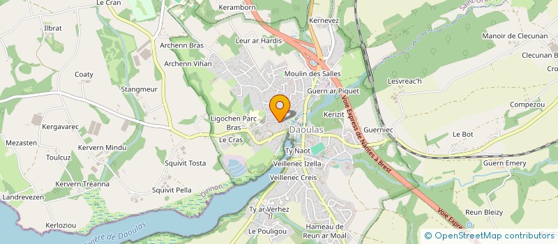 localisation de l'entreprise SCI AZALEE  DAOULAS