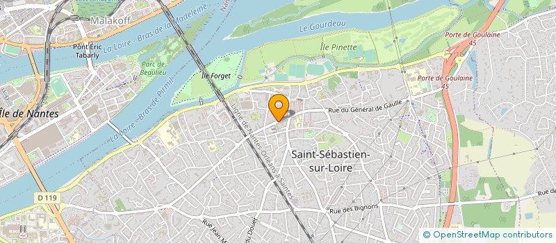 localisation de l'entreprise SCI AZAM à SAINT-SEBASTIEN-SUR-LOIRE