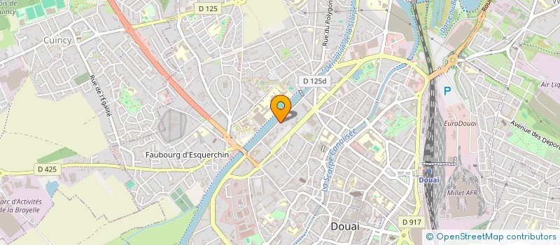 localisation de l'entreprise SCI AZAN-FOUCAULT à DOUAI