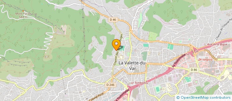 localisation de l'entreprise SCI AZAR  TOULON