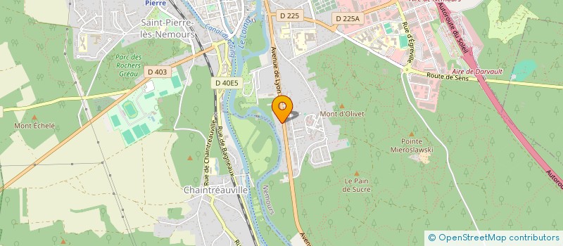 localisation de l'entreprise SCI AZARIA  NEMOURS