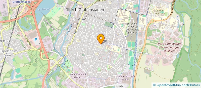 localisation de l'entreprise SCI AZARS  ILLKIRCH-GRAFFENSTADEN