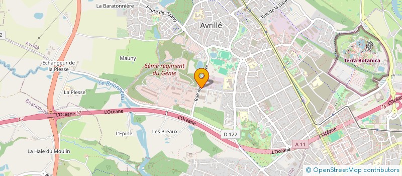 localisation de l'entreprise SCI AZBJ à AVRILLE