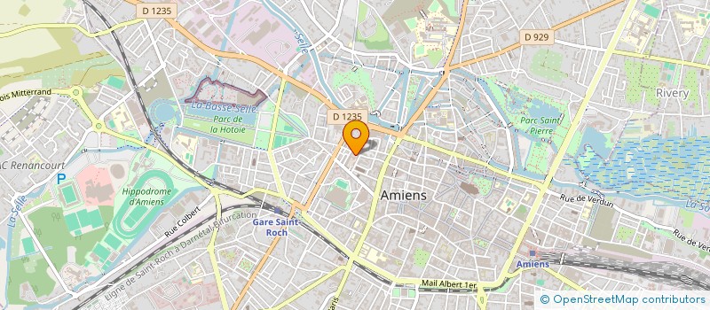 localisation de l'entreprise SCI AZBS à AMIENS