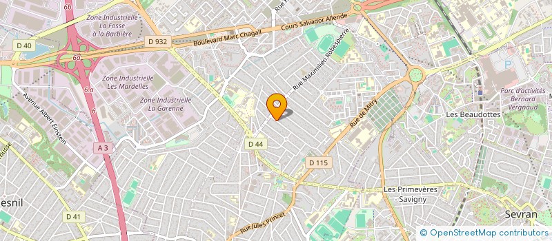 localisation de l'entreprise SCI AZE à AULNAY-SOUS-BOIS