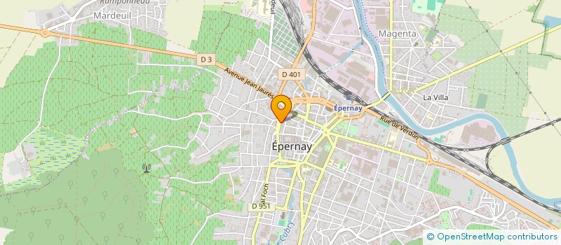 localisation de l'entreprise SCI AZELANDRE à EPERNAY