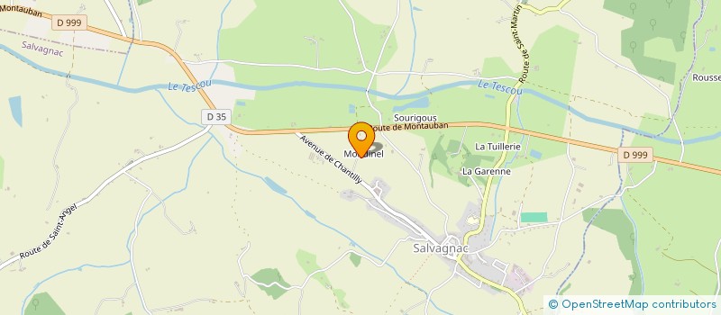 localisation de l'entreprise SCI AZELAUR  SALVAGNAC