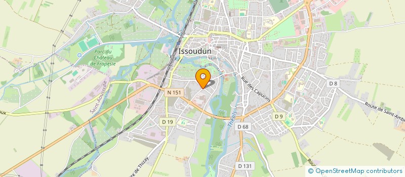 localisation de l'entreprise SCI AZELIA à ISSOUDUN