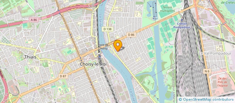 localisation de l'entreprise SCI AZEM à CHOISY-LE-ROI
