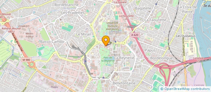 localisation de l'entreprise SCI AZEMA à TOULOUSE