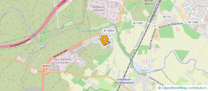 localisation de l'entreprise SCI AZEMA  VILLENEUVE-LES-MAGUELONE