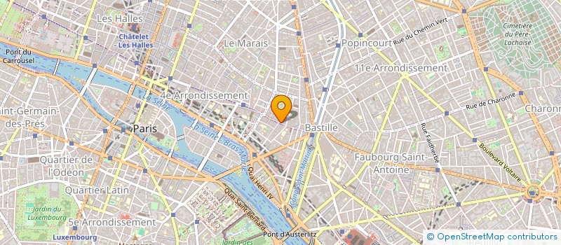 localisation de l'entreprise SCI AZEMAR BIRAGUE JPE  PARIS