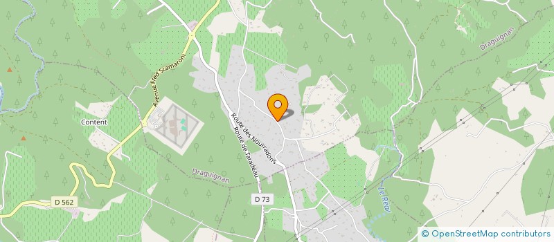 localisation de l'entreprise SCI AZEMAR XI  DRAGUIGNAN