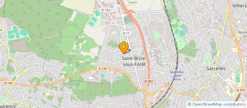 localisation de l'entreprise SCI AZEMI à SAINT-BRICE-SOUS-FORET