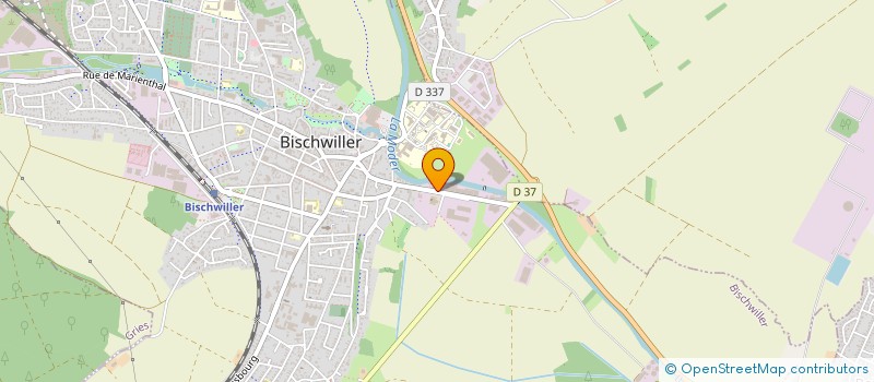 localisation de l'entreprise SCI AZER  BISCHWILLER