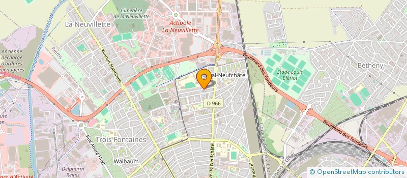 localisation de l'entreprise SCI AZERAR  REIMS