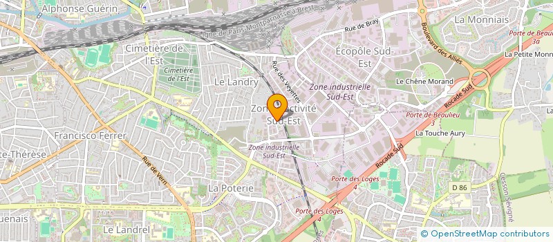 localisation de l'entreprise SCI AZERKANE  RENNES