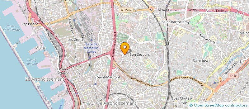 localisation de l'entreprise SCI AZEROIL à MARSEILLE