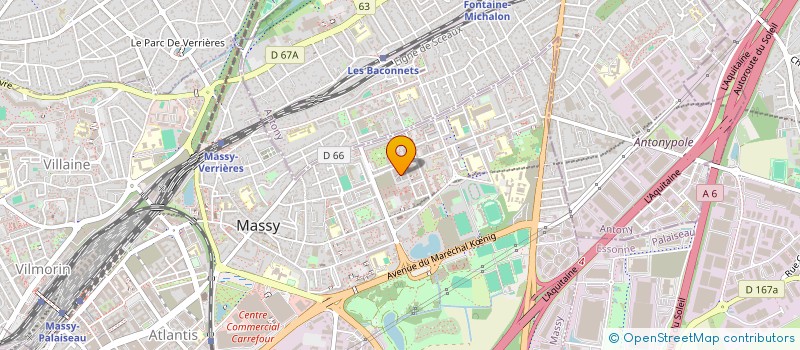 localisation de l'entreprise SCI AZERRAF BOUKAIA à MASSY