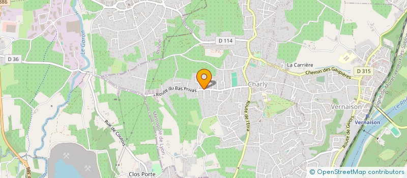 localisation de l'entreprise SCI AZERTEY  CHARLY