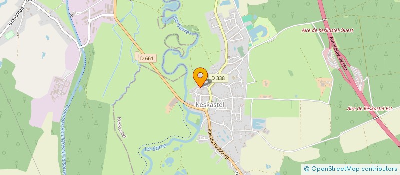 localisation de l'entreprise SCI AZES  KESKASTEL