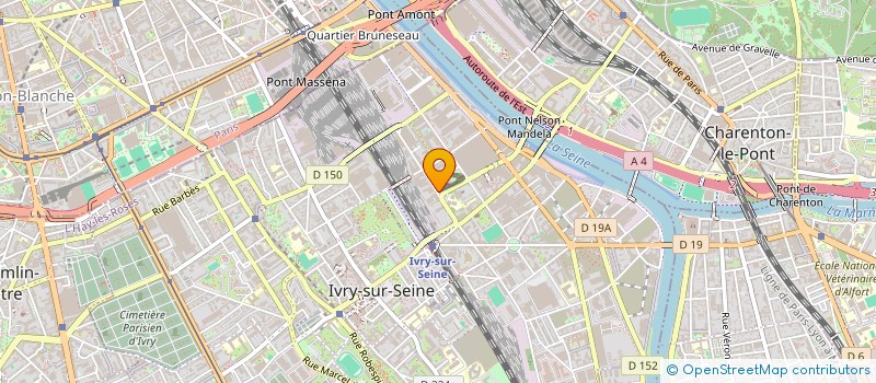 localisation de l'entreprise SCI AZEVEDO 94 à IVRY-SUR-SEINE