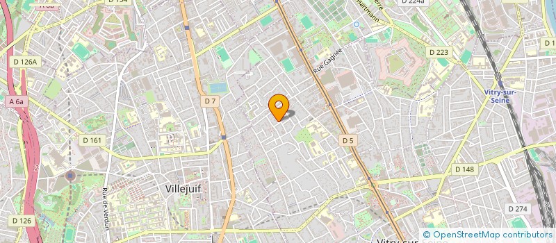 localisation de l'entreprise SCI AZFRI  VITRY-SUR-SEINE