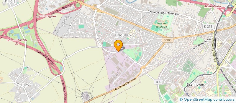 localisation de l'entreprise SCI AZHAL  ORMES