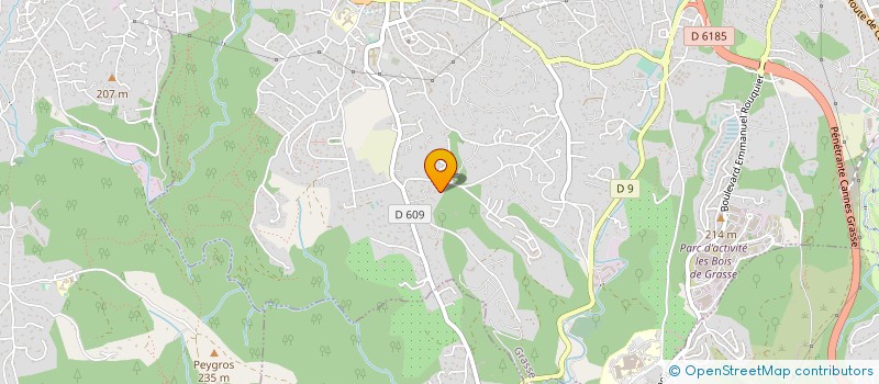 localisation de l'entreprise SCI AZIGZA à GRASSE