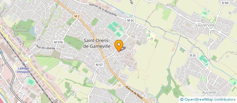 localisation de l'entreprise SCI AZILIZA  SAINT-ORENS-DE-GAMEVILLE