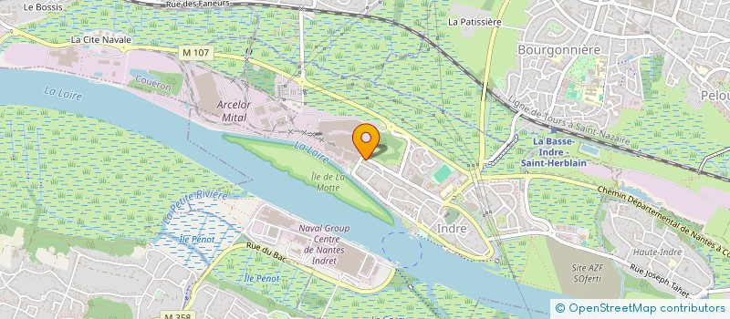 localisation de l'entreprise SCI AZIMO  INDRE