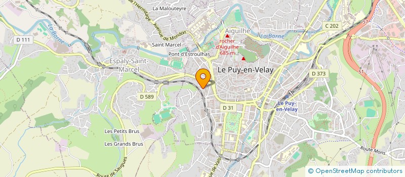 localisation de l'entreprise SCI AZIMUT  LE PUY-EN-VELAY