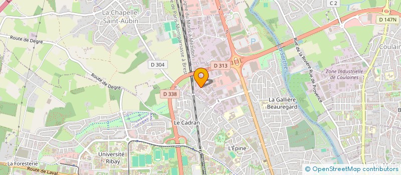 localisation de l'entreprise SCI AZIMUTH  LA CHAPELLE-SAINT-AUBIN