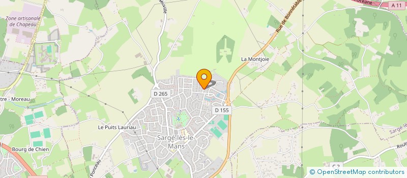 localisation de l'entreprise SCI AZINGO-IMMO  SARGE LES LE MANS