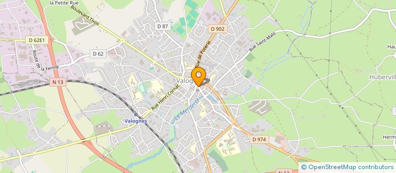 localisation de l'entreprise SCI AZIR  VALOGNES