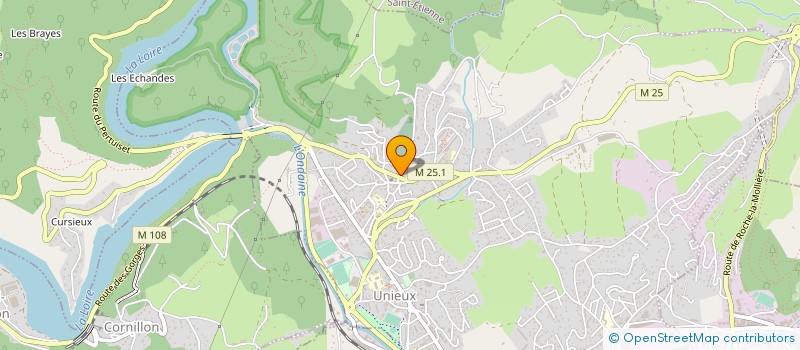 localisation de l'entreprise SCI AZIROCSE  UNIEUX