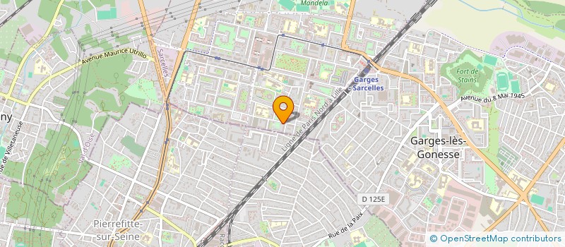 localisation de l'entreprise SCI AZIZ à SARCELLES