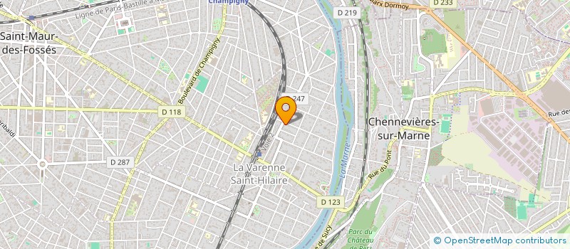 localisation de l'entreprise SCI AZK à SAINT-MAUR-DES-FOSSES