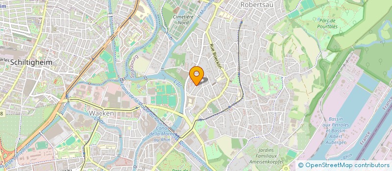 localisation de l'entreprise SCI AZK  STRASBOURG