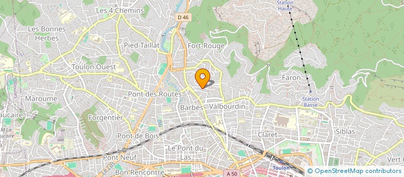 localisation de l'entreprise SCI AZLC  TOULON