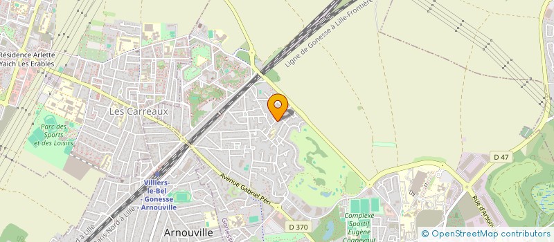 localisation de l'entreprise SCI AZMMSM  GONESSE