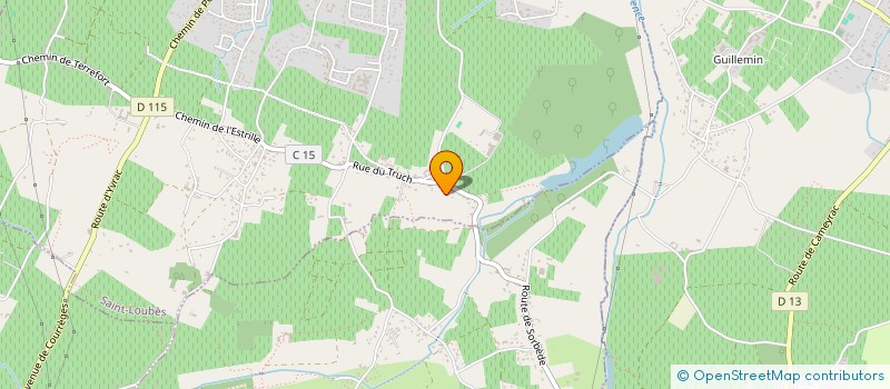 localisation de l'entreprise SCI AZNAR  SAINT LOUBES