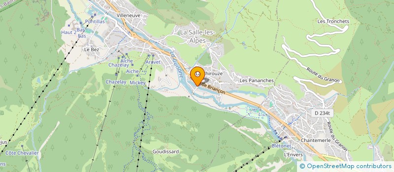 localisation de l'entreprise SCI AZO  LA SALLE